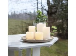 Star Trading LED-Kerzen Set Pillar Paul, Ø 7.5/10 x 7.5/12/15 cm, Beige -Weihnachtsbeleuchtung Verkäufe 218268689 xxl