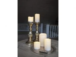 Star Trading LED-Kerzen Set Pillar Paul, Ø 7.5/10 x 7.5/12/15 cm, Beige -Weihnachtsbeleuchtung Verkäufe 218268707 xxl