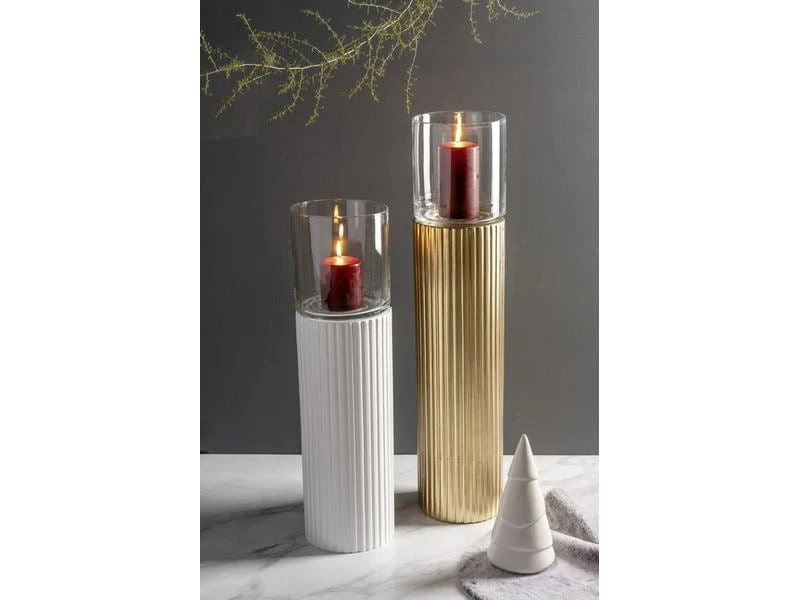 Leonardo Tischdeko Stella Tanne Ø 12 cm, Weiss 2 Leonardo Tischdeko Stella Tanne Ø 12 cm, Weiss – Bild 2