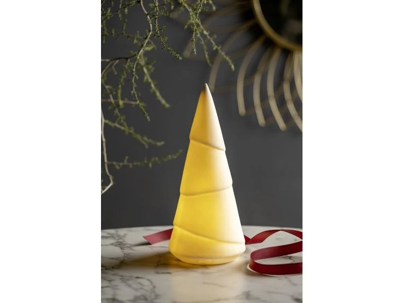 Leonardo Tischdeko Stella Tanne Ø 12 cm, Weiss 3 Leonardo Tischdeko Stella Tanne Ø 12 cm, Weiss – Bild 3