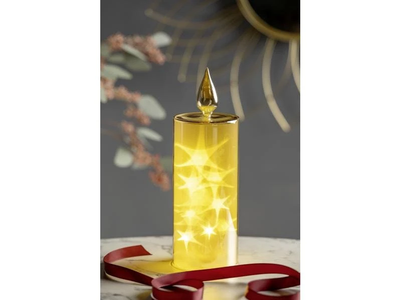 Leonardo Kerze Stella, 30 cm, Gold 2 Leonardo Kerze Stella, 30 cm, Gold – Bild 2