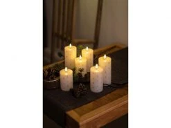 Sirius LED-Kerzen Set Sille Tannen, 10/12.5/15 cm, Weiss, Aufladbar -Weihnachtsbeleuchtung Verkäufe 220715708 xxl 1