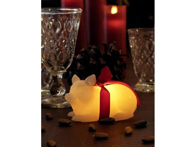 Sirius LED-Figur Schwein Ema, 12 cm, Weiss 3 Sirius LED-Figur Schwein Ema, 12 cm, Weiss – Bild 3