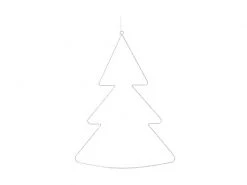 Sirius Fensterhänger Liva Tannebaum, Weiss, 70 cm