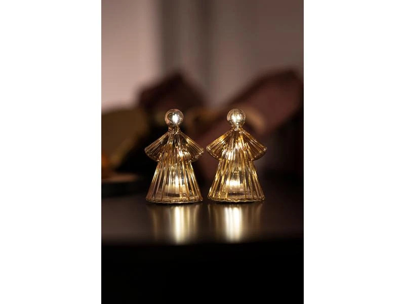 Sirius Tischdeko Albert, Ø 6.5 x H 10.5 cm, Braun 2 Sirius Tischdeko Albert, Ø 6.5 x H 10.5 cm, Braun – Bild 2