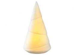 Leonardo Tischdeko Stella Tanne Ø 10 cm, Weiss