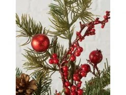 Boltze Weihnachtsbaum Audrey mit Preiselbeeren, 60 cm -Weihnachtsbeleuchtung Verkäufe 223697440 xxl