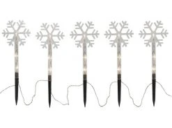 Star Trading Dekolicht Wandy, 5er, mit Erdspiess, 25 cm