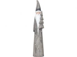 Star Trading LED-Figur Weihnachtsmann Klas, 70 cm, Grau
