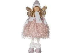 Star Trading LED-Figur Engel Nova, 55 cm, Rosa