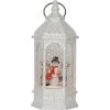 Star Trading Laterne mit dem Schneemann, 23 cm, Weiss