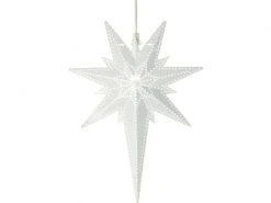 Star Trading Fensterhänger Betlehem, 35 cm, Metall, Weiss