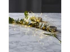 Star Trading LED Lichterkette Angel Hair 2 m, Silber