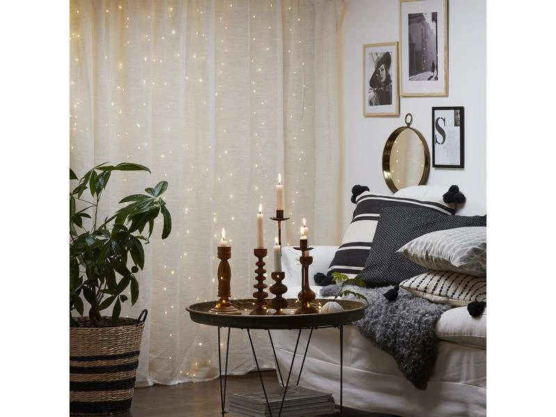 Star Trading LED-Lichtervorhang Dew Drop, 200 LED, 1m 1 Star Trading LED-Lichtervorhang Dew Drop, 200 LED, 1m