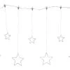 Star Trading LED-Lichtervorhang Dew Drop Stars, 84 LED, 1.2 m
