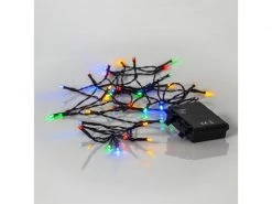 Star Trading LED-Lichterkette Akku, 40 LED, 2.8 m, Outdoor