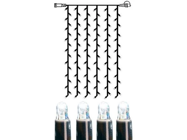 Star Trading Lichtervorhang-System LED, 102 LED, 1 x 2 m 1 Star Trading Lichtervorhang-System LED, 102 LED, 1 x 2 m