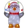 Star Trading LED-Figur Crystalo Pinguin, 30 cm, Mehrfarbig