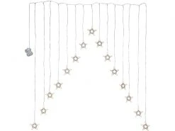 Star Trading LED-Lichtervorhang DecyStar, 15 LED, 1.25 m