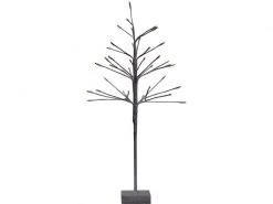 Star Trading Baum Snowfrost, 36 LEDs, 90 cm, Braun