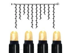 Star Trading Lichtervorhang-Erweiterung Icicle-System LED, 100 LED, 2 m