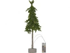 Star Trading Weihnachtsbaum Lummer, 10 LEDs, 45 cm, Grün