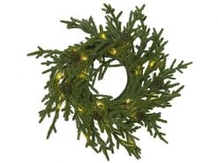 Star Trading Kranz Lummer, 38 cm, Grün