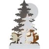 Star Trading Tischdeko Forest Friends, 44 cm, Holz