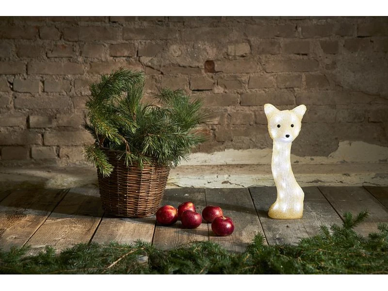 Star Trading LED-Figur Crystalo Fuchs, 41.5 cm, Beige 2 Star Trading LED-Figur Crystalo Fuchs, 41.5 cm, Beige – Bild 2