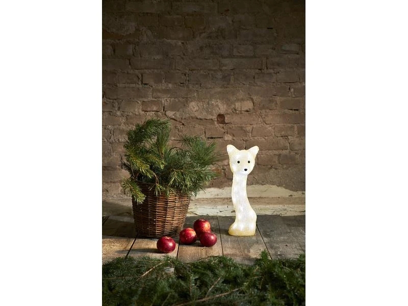 Star Trading LED-Figur Crystalo Fuchs, 41.5 cm, Beige 3 Star Trading LED-Figur Crystalo Fuchs, 41.5 cm, Beige – Bild 3