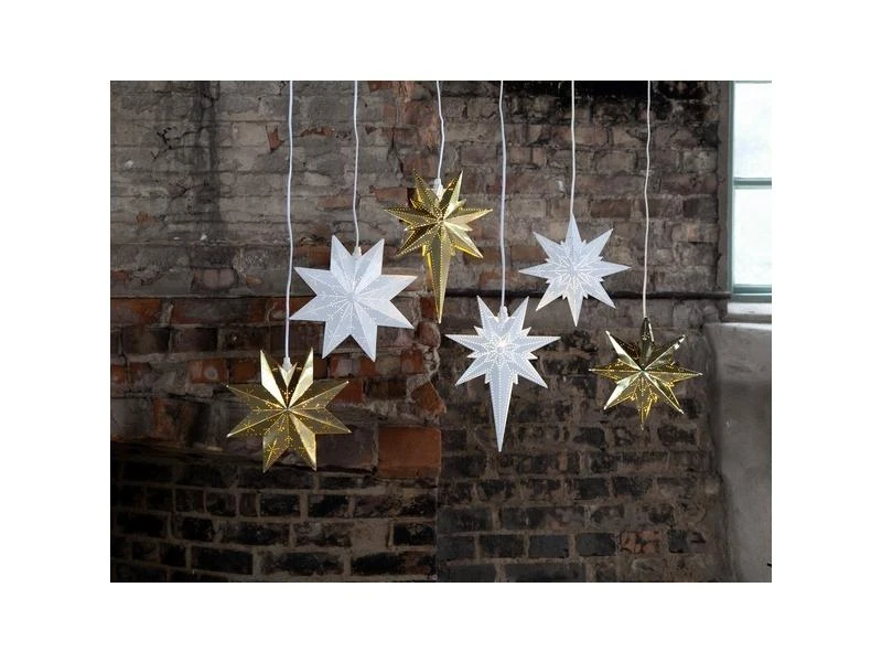 Star Trading Hänger Mini Stern, 25 cm, Weiss 3 Star Trading Hänger Mini Stern, 25 cm, Weiss – Bild 3