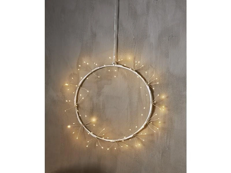 Star Trading Kranz Halo, Ø 30 cm, Weiss 3 Star Trading Kranz Halo, Ø 30 cm, Weiss – Bild 3