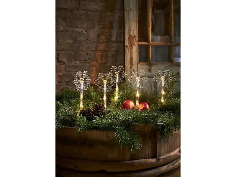 Star Trading Dekolicht Wandy, 5er, mit Erdspiess, 25 cm 2 Star Trading Dekolicht Wandy, 5er, mit Erdspiess, 25 cm – Bild 2