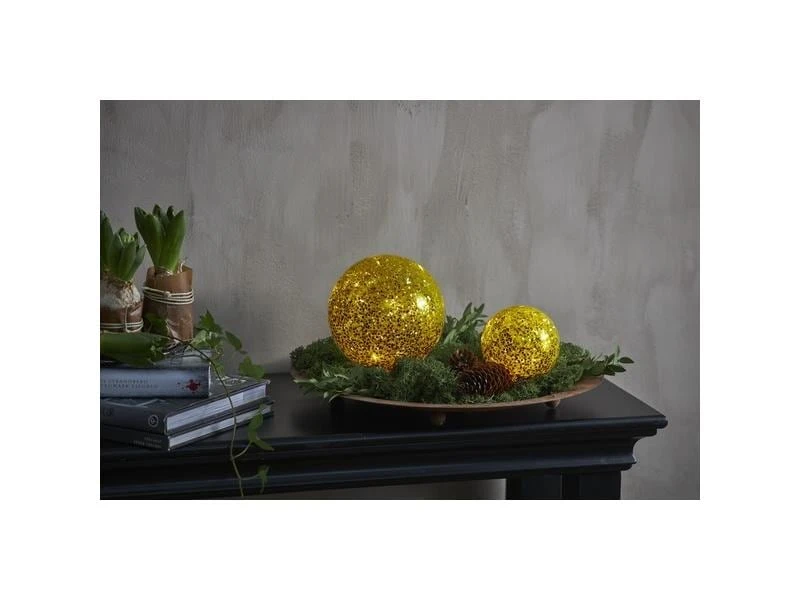 Star Trading Glasdekoration Star Fall 10 LED, 10 cm, indoor 2 Star Trading Glasdekoration Star Fall 10 LED, 10 cm, indoor – Bild 2