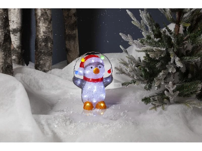 Star Trading LED-Figur Crystalo Pinguin, 30 cm, Mehrfarbig 2 Star Trading LED-Figur Crystalo Pinguin, 30 cm, Mehrfarbig – Bild 2