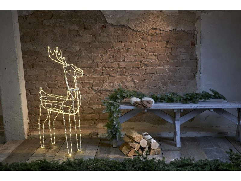 Star Trading LED-Figur Silhouette Tuby Deer, 105 cm, Transparent 2 Star Trading LED-Figur Silhouette Tuby Deer, 105 cm, Transparent – Bild 2