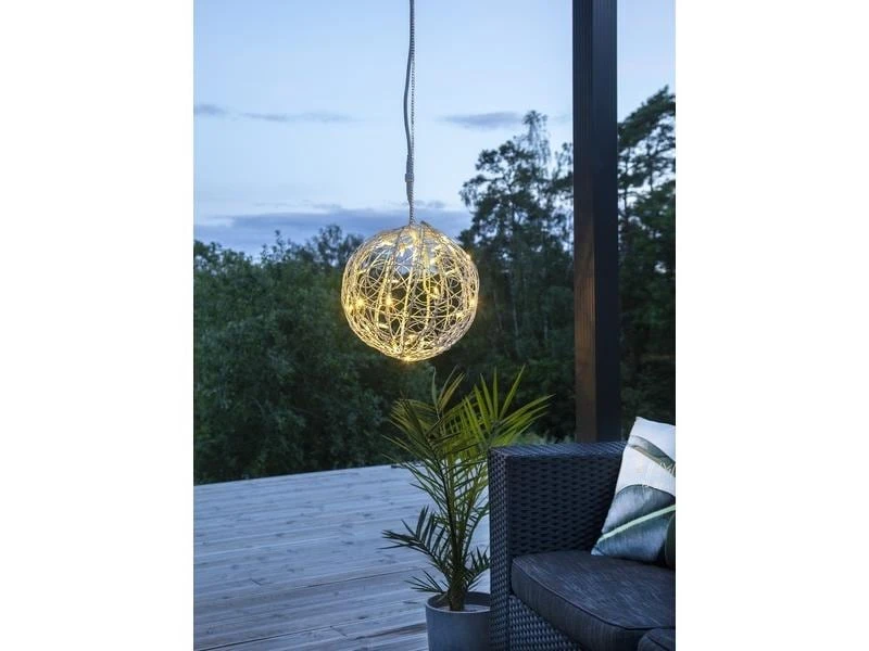 Star Trading System LED Kugel, Ø 35 cm, Weiss 2 Star Trading System LED Kugel, Ø 35 cm, Weiss – Bild 2