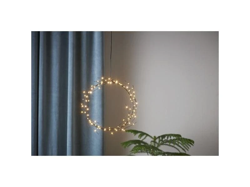 Star Trading LED-Weihnachtskranz Nike 24 cm Ø Indoor 2 Star Trading LED-Weihnachtskranz Nike 24 cm Ø Indoor – Bild 2