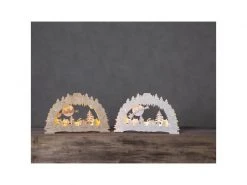 Star Trading Kerzenleuchter Ulm, 43 cm, Weiss -Weihnachtsbeleuchtung Verkäufe 225468456 xxl