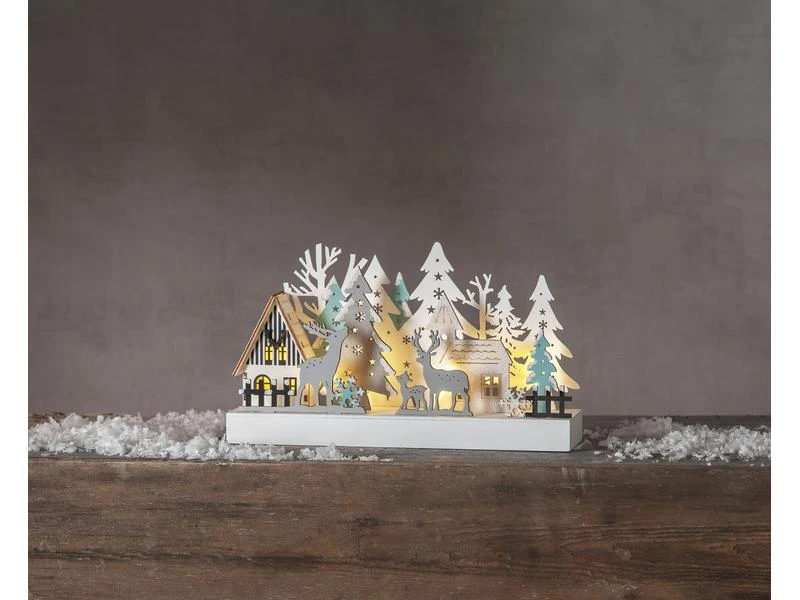 Star Trading Kerzenleuchter Reinbek Landschaft, 30 cm, Holz 4 Star Trading Kerzenleuchter Reinbek Landschaft, 30 cm, Holz – Bild 4