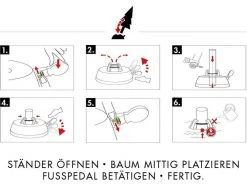 Krinner Weihnachtsbaumständer Green Line Comfort Grip M, Ø 36 cm -Weihnachtsbeleuchtung Verkäufe 225645993 xxl