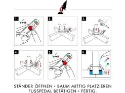 Krinner Weihnachtsbaumständer Kopenhagen, Ø 50 cm, Weiss -Weihnachtsbeleuchtung Verkäufe 225648154 xxl 1