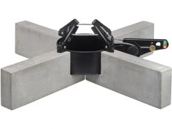 Krinner Weihnachtsbaumständer Kopenhagen, Ø 50 cm, Grau