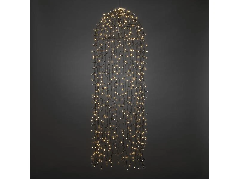 Konstsmide LED-Lichtervorhang Qualle, 900 LED, 1.45 m, Outdoor 3 Konstsmide LED-Lichtervorhang Qualle, 900 LED, 1.45 m, Outdoor – Bild 3