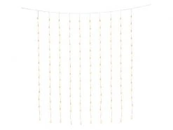 Konstsmide LED-Lichtervorhang Tropfen, 140 LED, 1.2 m, Outdoor