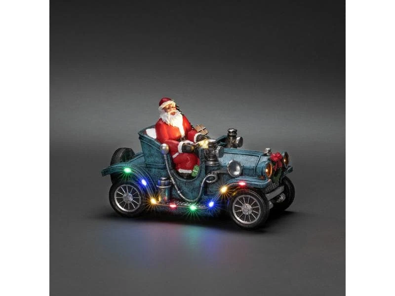 Konstsmide LED-Figur Weihnachtsmann im Auto, 16 cm 2 Konstsmide LED-Figur Weihnachtsmann im Auto, 16 cm – Bild 2