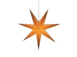 Konstsmide Fensterhänger Papierstern, Ø 78 cm, Braun