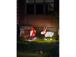 Konstsmide LED-Figur Acryl Santa mit Rentier, 40 LED -Weihnachtsbeleuchtung Verkäufe 225864257 xxl