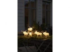 Konstsmide LED-Figur Acryl Elch, 5er Set -Weihnachtsbeleuchtung Verkäufe 225864448 xxl