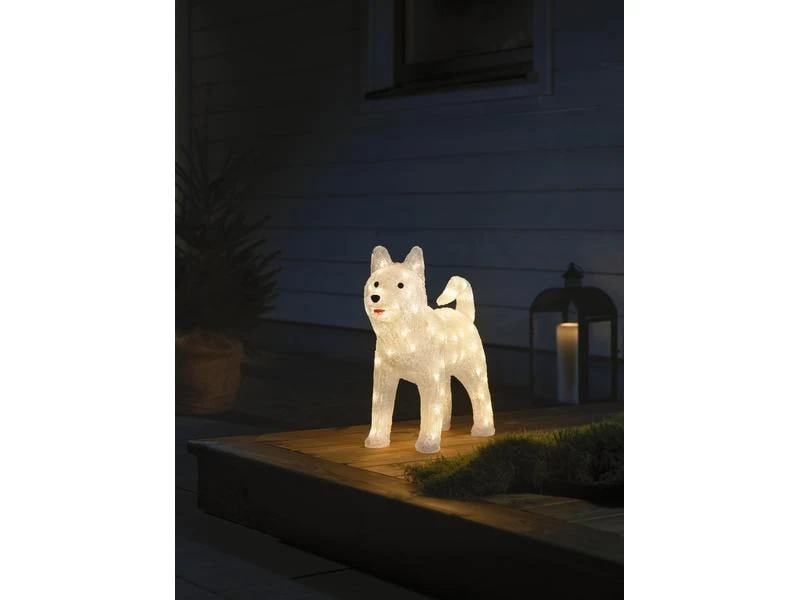 Konstsmide LED-Figur Acryl Husky, 43 cm 3 Konstsmide LED-Figur Acryl Husky, 43 cm – Bild 3